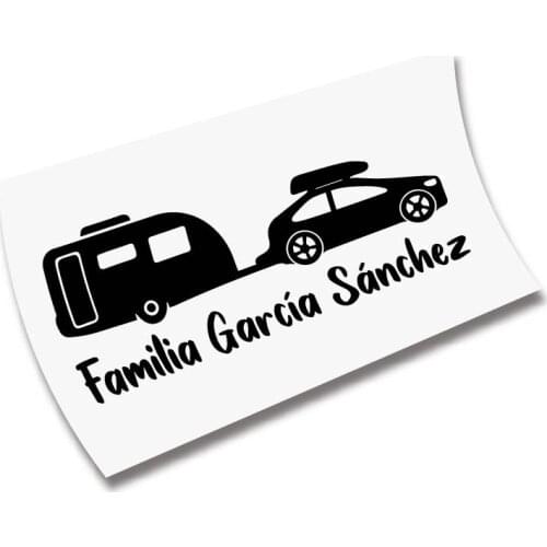Sticker motorhome car and caravan adventure CAMPING caravan