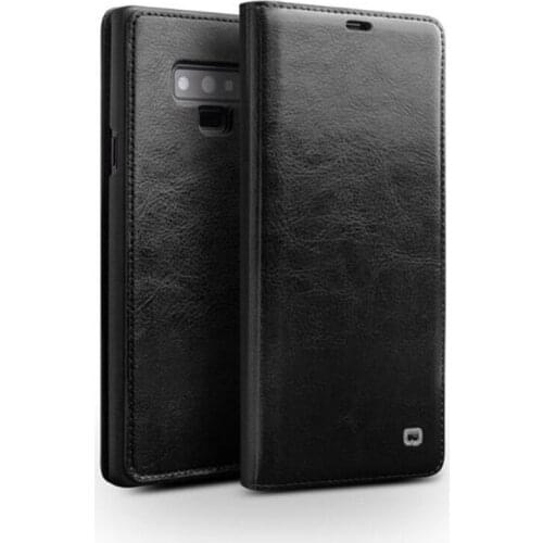 Luxury Brand Flip Case for Samsung Galaxy Note 9 8 Genuine Leather Phone Cover Handmade Shell for Samsung Note9 Note9 Fundas