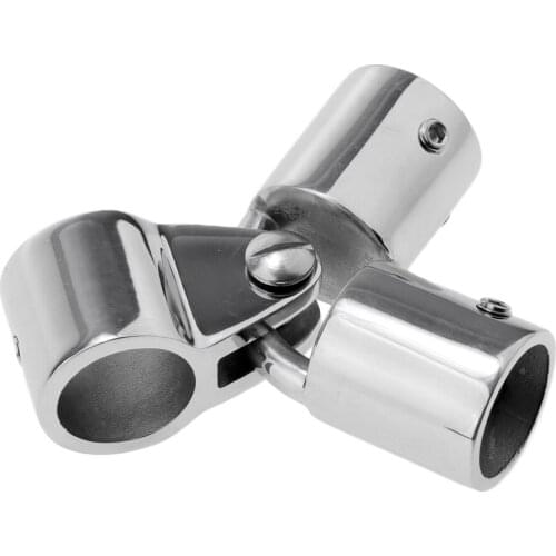 Marine Boat Deck Hinge Mount, Eye End Cap Jaw Slide Stainless Steel Fitting, 22mm