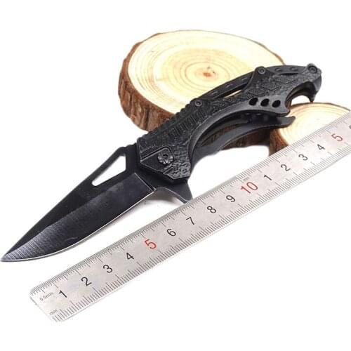 Survival Folding Knife Camping Hunting Knife 3cr13 balde Aluminum handle Utility Outdoor Hiking Tactical Knives EDC Multi Tool
