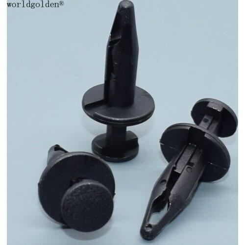 Worldgolden 100pcs car fasteners Fascia Retainer for GM 15681408 ford N803709S