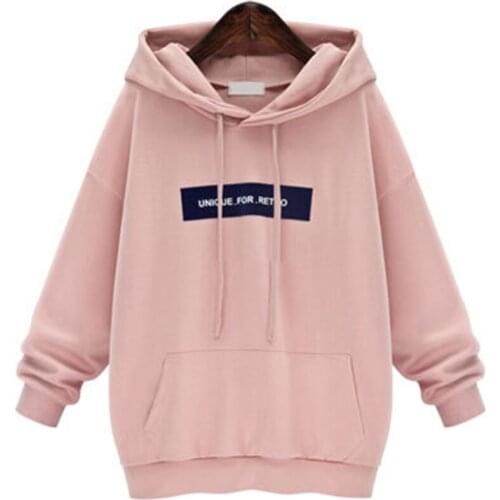 Autumn Women Hoodies Sweatshirts Pullovers Korean Long Sleeve Winter Hoodies Female sudadera mujer cute girl pink Sweatshirts