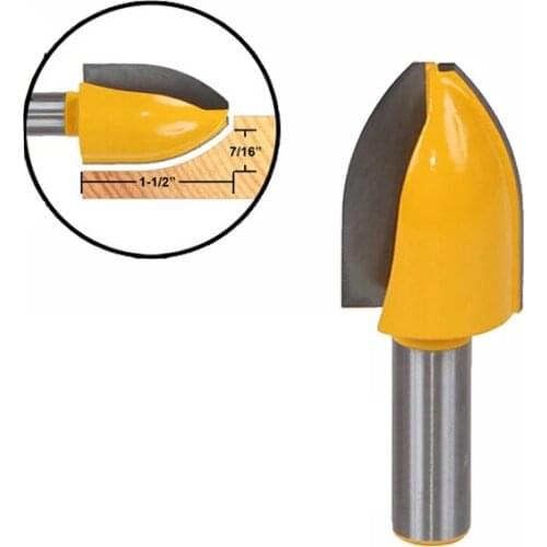 1pc 12mm 1/2 Shank Vertical Panel Raised Ogee Bead Router Bit Woodworking Door Line Milling Cutter for Wood Tools MC03144