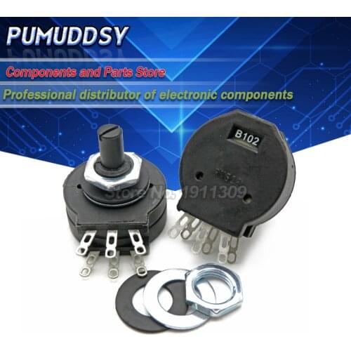 5 PCS Electric welding machine potentiometer RVS28P-B102 2W 1K welding machine parts RVS28 B102 6PIN