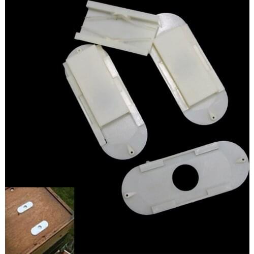80PCS Bees Porter Escape Hive Door Beekeeping Plastic Nest Gate Run Fly Away Reducer Escaper Bee Exit Beehive Tools Supplies