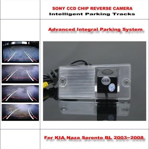 Auto Intelligentized Reverse Camera For KIA Naza Sorento/Rio Cinco 2000-2005 Back Dynamic Guidance Tracks CAM