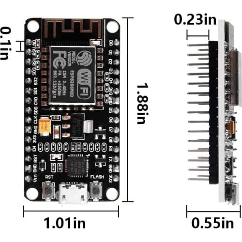 Wireless module CH340/CP2102 NodeMcu V3 V2 Lua WIFI Internet of Things development board based ESP8266 ESP-12E with pcb Antenna