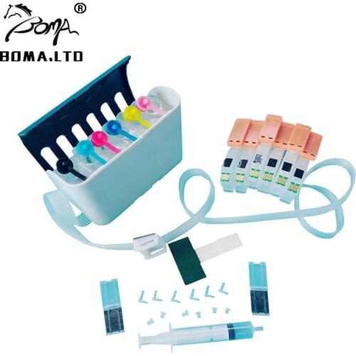 BOMA.LTD 277XL T2771 - T2776 Bulk Ink Ciss System With ARC For EPSON XP-970 XP-960 XP-950 XP-860 XP-850 Printer