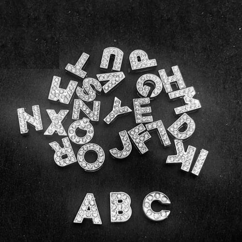 26Pcs/Set Letter Beads A-Z English Alphabet Letter Charm Bead For Diy Bracelet Necklace Jewelry Gift