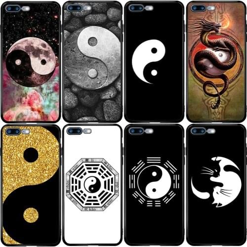 Phone Case for Huawei P smart Z Mate 9 10 20 30 P10 P20 P30 P40 Lite E Pro Plus 2019 2020 Yin Yang Tai Ji Bagua