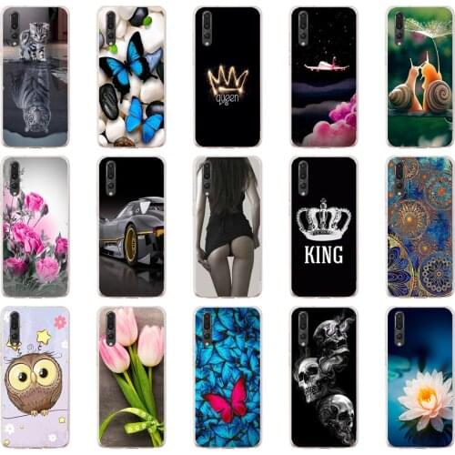 Case cover for huawei p20 pro case back cover silicone 360 full protective P 20 pro Coque etui clear 1