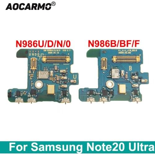 For Samsung Galaxy Note 20 Ultra Note20U N986U/D/N/0/B/BF/F Microphone Mic Board Charging Port Flex Cable Connector With IC