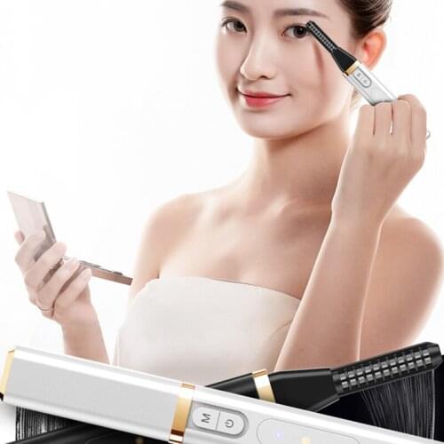 2021 USB Electric Eyelash Curler Heating Ions Heated Eyelash Curling Quick Natural Curling For Woman SSwell