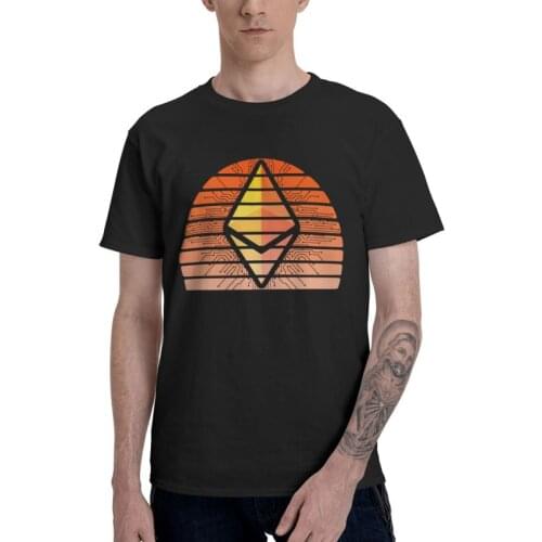 Ethereum T-shirt Men Streetwear T Shirt Short Sleeve 100% Cotton Currency Cryptocurrency Tshirt Urban Tees Tops