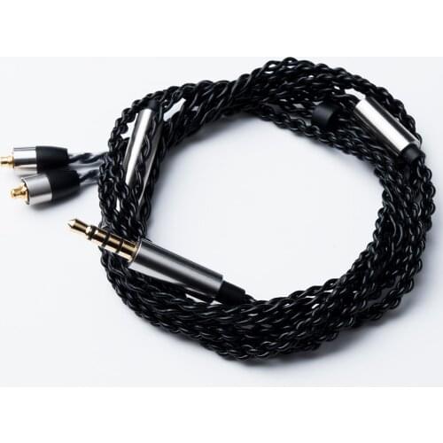 MMCX 3.5mm Earphone Cable Earphone Repair Part For SE215 SE315 SE425 SE535 SE846 With Mic Compatible with Android IOS system 1PC