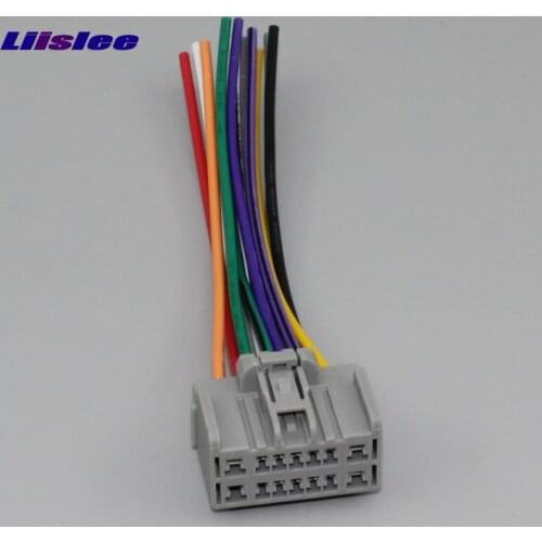 Liislee Car CD DVD Player Power Wire Cable For Chevrolet New Sail / Buick Sail 2010~2018 Plugs Into Factory Radio DIN Female