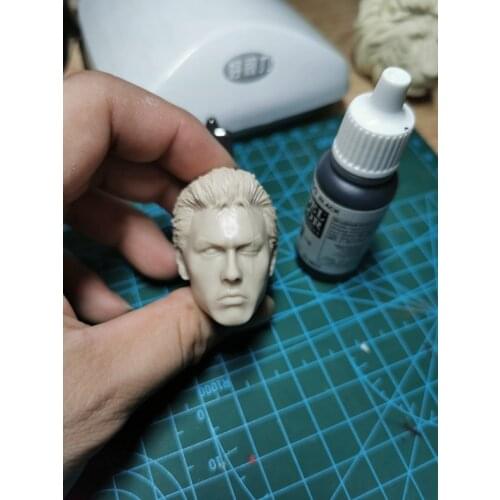 1/6 Scale Roronoa Zoro Unpainted Head Models Sculpt for 12''Figure Body Toys Gifts Collections DIY