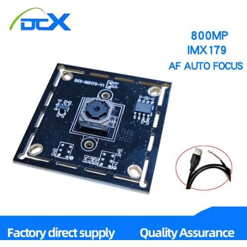 8MP HD camera module Fixed focus wide angle Face recognition/document scanning camera IMX179 chip USB free drive