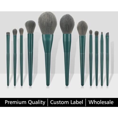 Makeup Premium Quality Brush Set Foundation Highlight Eyeshadow Blush Loose Powder Blending Cosmetic Kit Custom Label Low MOQ
