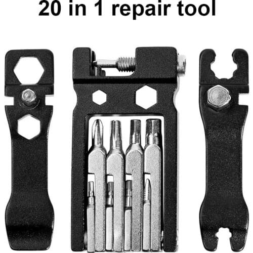 20 in 1 Multifunction Bicycle Repair Tools Kit Hex Spoke Cycling Screwdriver Tool MTB Mountain Cycling Bike Repair Tool H036