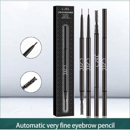 New Double Head Eyebrow Pencil Ultra Fine Long Lasting Waterproof Natural Automatical Eye Brow Makeup Tools TSLM1