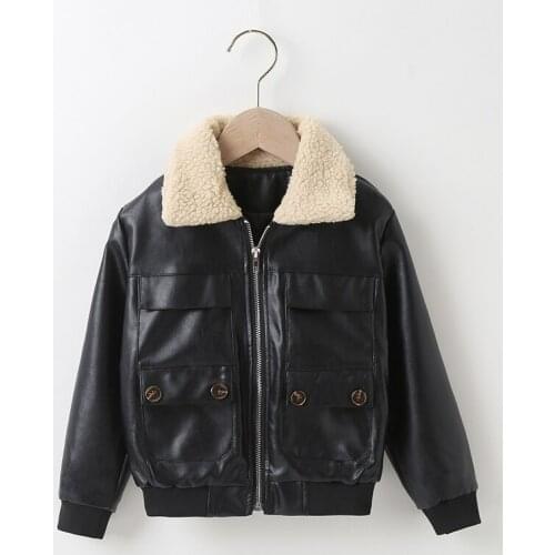 Boys Autumn And Winter Jackets Childrens Clothing Boys Fashion Leather Jacket Jackets
