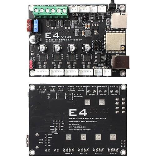 Control Board for 3D Printer CNC Routers E4 V1.0 Board Wifi Control with Bluetooth Function Based On ESP32 & TMC2209