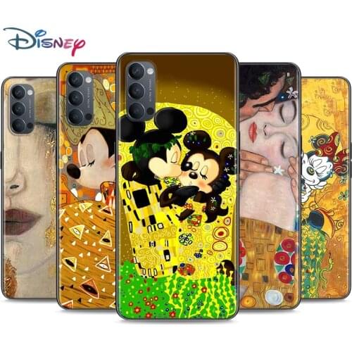 Kiss by Gustav Klimt Soft Black Silicone Cover For OPPO Reno 5 Pro+ 3 4 Lite F SE Z Pro 4G 5G Phone Case Shell