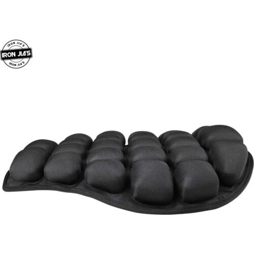 IRON JIAS Air Motorcycle Seat Cushion Shock Absorption Pressure Relief Moto motorbike Motorcycle Air Fillable Seat Pad