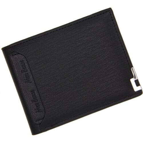 Luxury Brand Men Leather Wallet 2020 New Multifunctional Short Wallet PU Casual Credit Card Holder Without Zipper Men Coin Purse