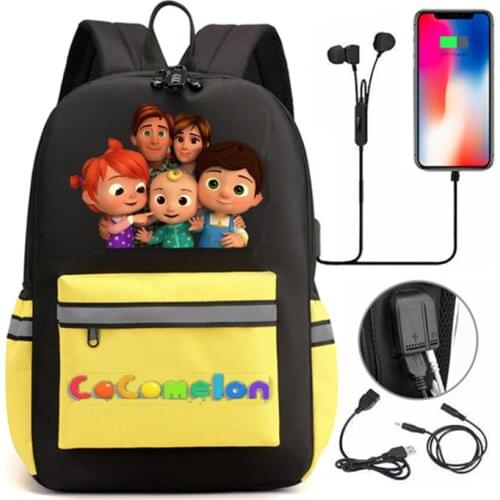 Comelon JJ little boy backpack cross border new backpack student schoolbag nylon canvas bag