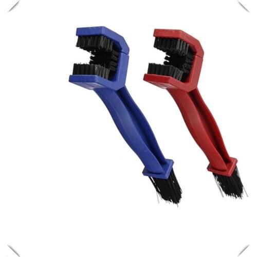 Motorcycle mountain bike chain cleaning brush gear oil wiper for Kawasaki Z1000 ZX10R ZX12R ZX6R ZX636R ZX6RR ZX9R