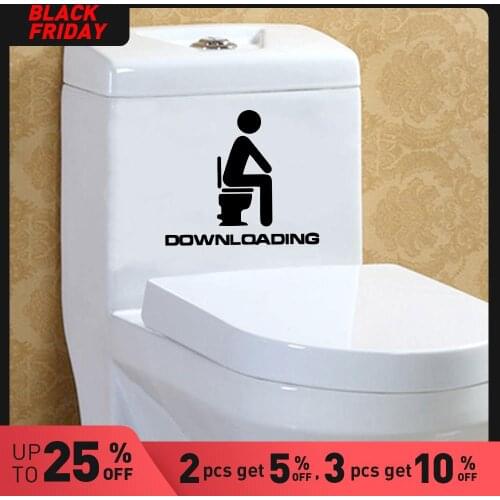 Modern Toilet Wall Sticker Removable Wall Stickers Diy Wallpaper Removable Vinyl Mural Wallpaper Wall Sticker Pvc Removable