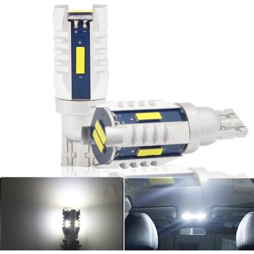 2pcs DC 9-28V T15 Canbus 1860 SCP 6 SMD Led Bulb NO ERROR Turn Signal Tail Side Door Maker Indicator Light Auto Car 6500k White