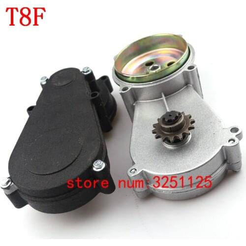 T8F 11 14 17 20 Tooth 47cc 49cc pocket bike front gearbox transmission gear box mini moto atv quad 2 stroke engine parts