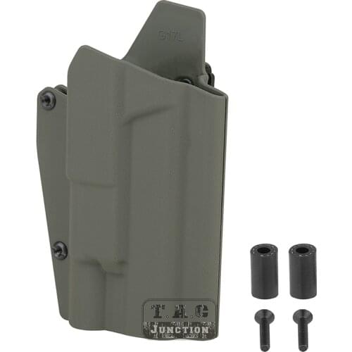 Tactical OWB Kydex X300 Pistol Light Waist Holster For Glock 17 19 Light-Compatible Right Hand Holster With Screws FG