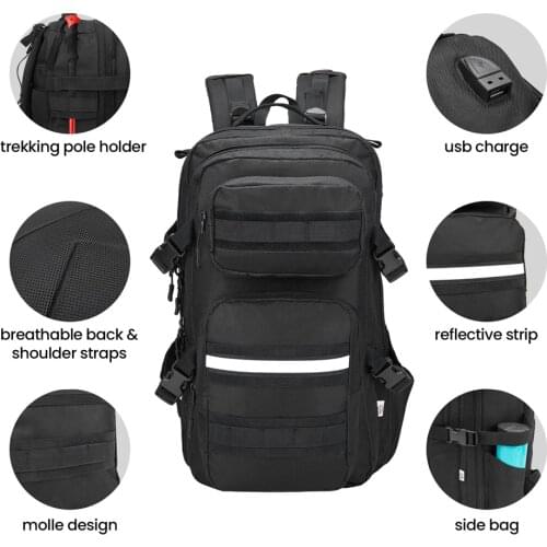 For R1200R CB500X Universal Tail Bag Motorcycle Backpack Motorcycle With USB-charge Port Riding Hiking Travel Bag NC700X NC750X