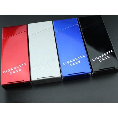 Holds 20 5.1MM Cigarettes Aluminium Alloy Cigarette Case Portable Ladies Cigarette Box Sleeve Tobacco Cover Smoking Accessories