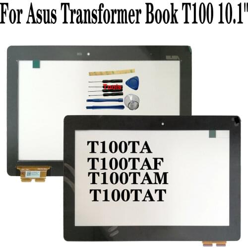 10.1" For Asus Transformer Book T100 T100TA T100TAF T100TAM T100TAT Outer Glass Touch Screen