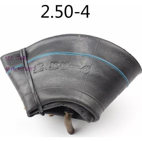 Motorcycle tire Inner Tube 2.50-4 Tire metal valve Tube For Gas & Electric Scooter Bike Free shipping