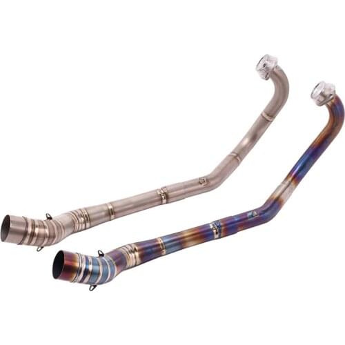 Escape Motorcycle Exhaust Head Connect Tube Front Pipe Titanium Alloy Exhaust System For Yamaha Y15ZR EXCITER150