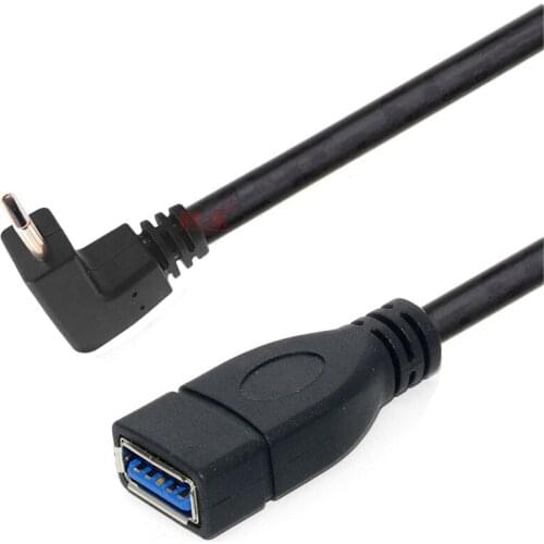 0.2M Type C to USB 3.0 OTG Cable U to USB3.0 Female Converter Type-C Data Sync OTG Adapter Cable For Samsung S10 S9