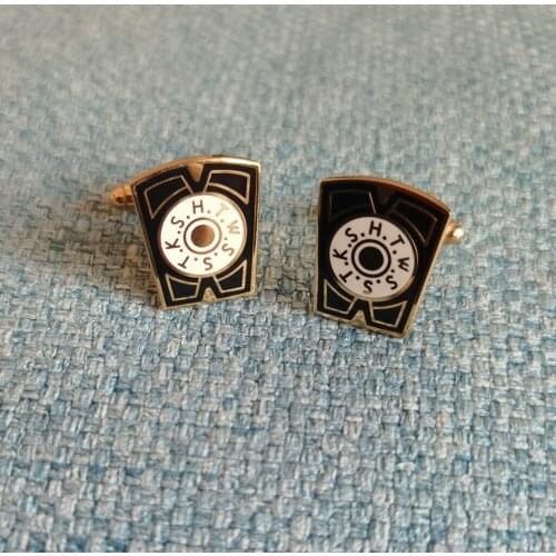 100pairs/lot Highly Polished Quality Enamel Cufflink Masonic Freemasonary Freemasons sleeve Cuff links