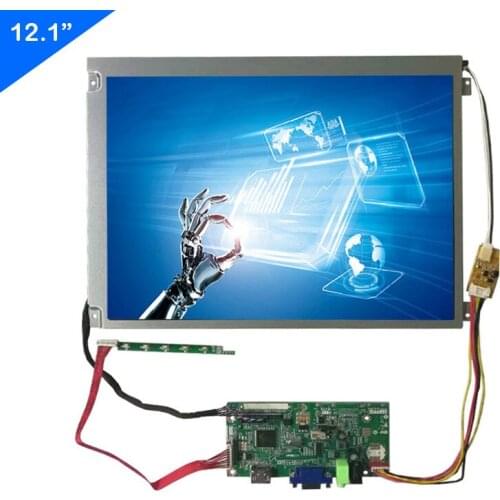 12.1 Inch AA121SP01 800*600 LVDS 20pins Industrial Screen With Control Board VGA HDMI Input LCD Display