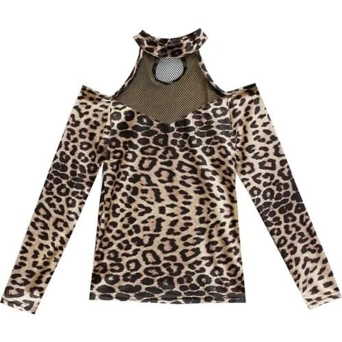2020 New Women Shirt Latin Dance Dress Leopard Tops Women Strapless Female Latin Dancing Clothes Belly Ballroom Tango Shirt 3XL