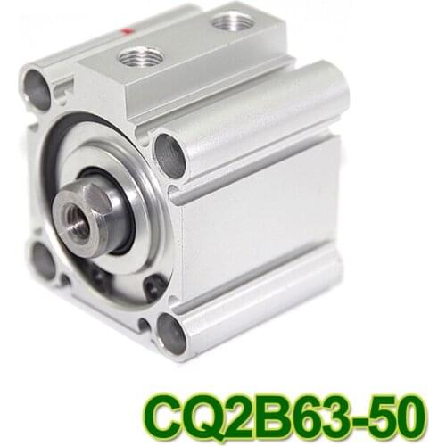 CQ2B63-50 SMC Type CQ2B series CQ2B63-50D 63mm bore 50mm stroke Double Action single rod thin Pneumatic Compact air Cylinder