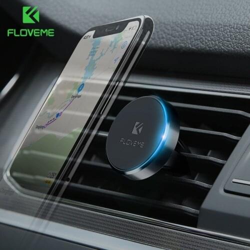 FLOVEME Magnetic Car Phone Holder Universal Magnet Sticker Stand Mount Car Holder for iPhone X Samsung Cell Mobile Phone Holders