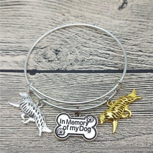 Trendy New Alaskan Malamute Bangles Cute Alaskan Malamute Dog Bangles Bracelets Fashion Pet Jewellery