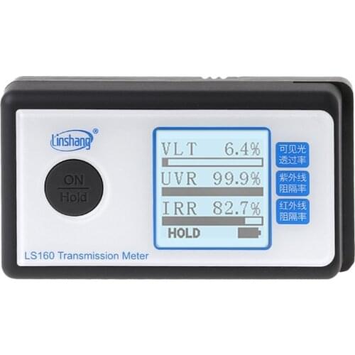 2021 New LS160 Portable Solar Film Transmission Meter Window Tint VLT UV IR Rejection