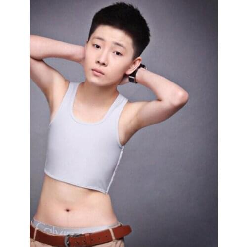 2021 The New Casual Breathable Buckle Short Chest Breast Binder Trans Tops Tomboy Shaper Cosplay Vest Tank Tops